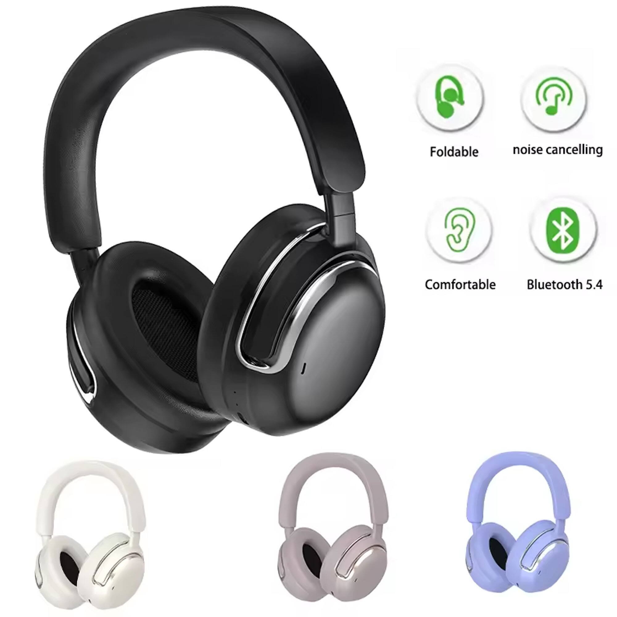 Foldable noise cancelling  
Comfortable Bluetooth 5.4