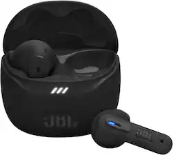 JBL - Tune Flex 2 True Wireless Noise Cancelling Earbuds - 2025 - Black - Front_Zoom