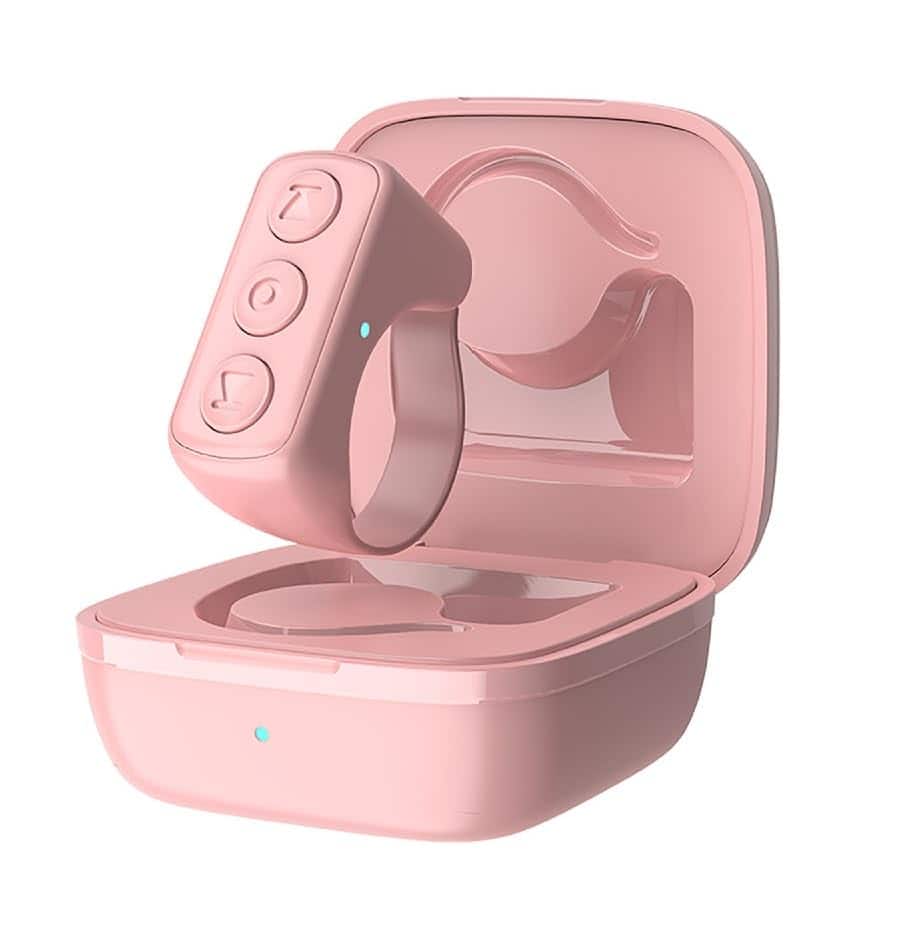 ACJPR - Remote Control Page Turner Ring – Bluetooth, Pink, iOS & Android Compatible