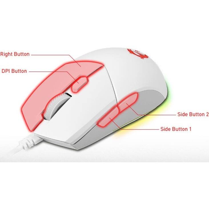 Right Button  
DPI Button  
Side Button 1  
Side Button 2