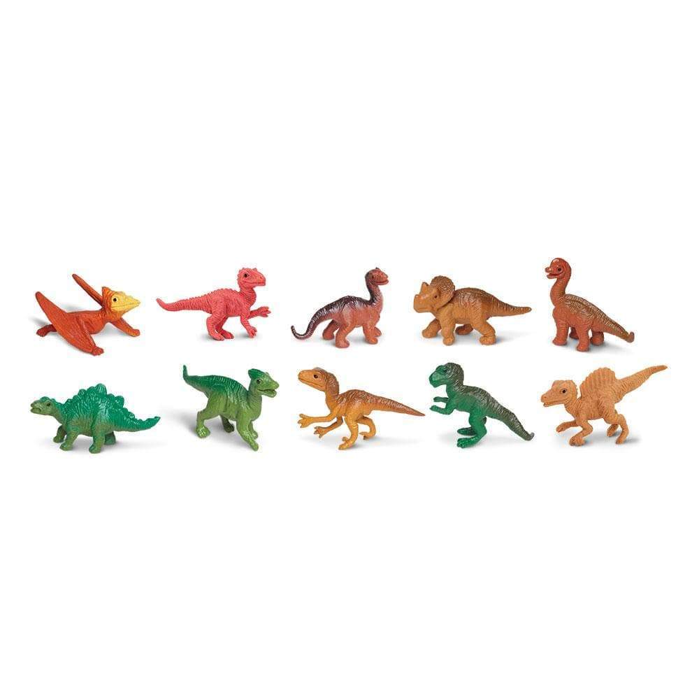 Back. Safari Ltd. - Dino Babies Toob Toy.