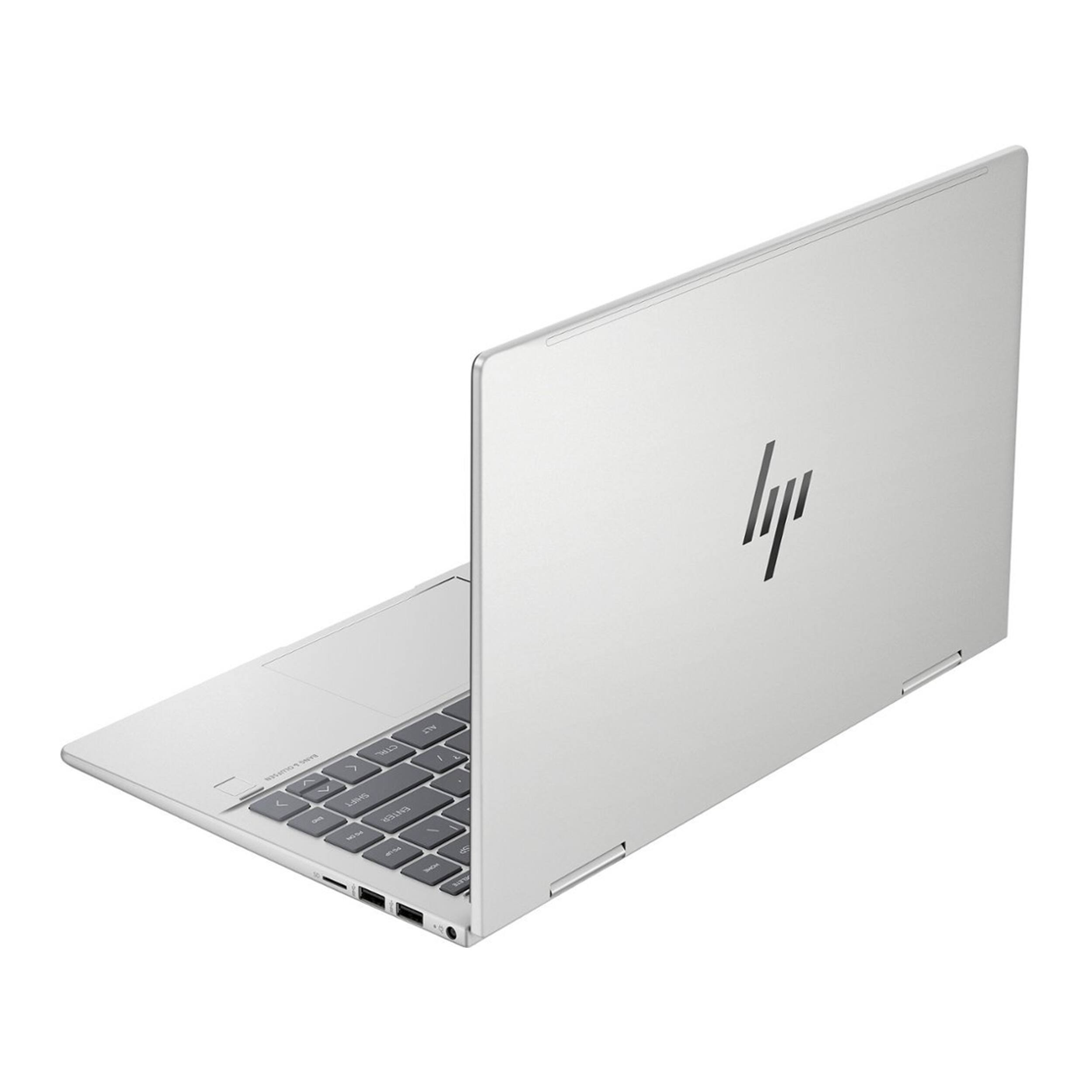 Alt View 8. HP - HP Envy 2-in-1 14" FHD Touchscreen Laptop,Intel i7-1355U,16GB RAM,2TB SSD,Iris Xe Graphics,Win 11,Silver - Silver.