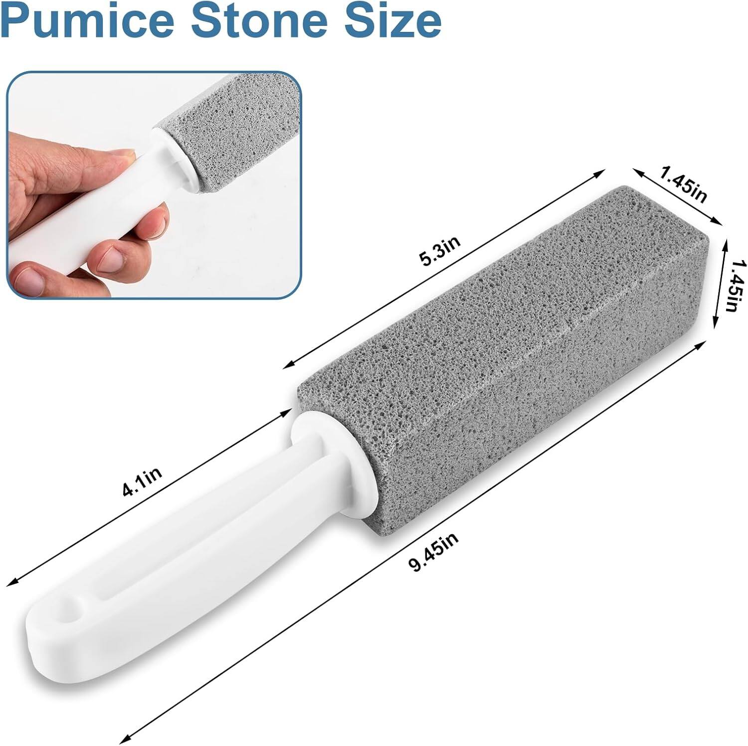 Pumice Stone Size

- 5.3in
- 1.45in
- 1.45in
- 4.1in
- 9.45in