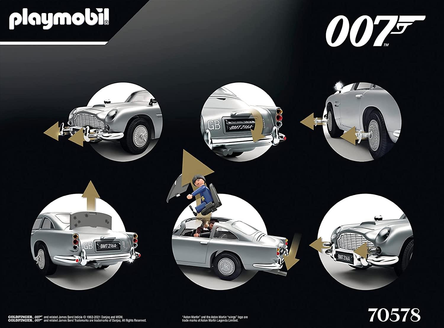 James Bond Playmobil 70578 Aston Martin DB5 Building Set
