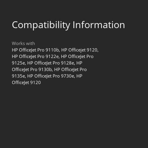 Compatibility Information

Works with
HP OfficeJet Pro 9110b, HP OfficeJet 9120, HP OfficeJet Pro 9122e, HP OfficeJet Pro 9125e, HP OfficeJet Pro 9128e, HP OfficeJet Pro 9130b, HP OfficeJet Pro 9135e, HP OfficeJet Pro 9730e, HP OfficeJet 9120