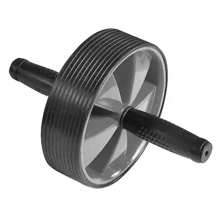 Front. Power Systems - Ab Core Roller – Ab Exercise Wheel Roller for Core Strength with Non-Slip Grip - Gray.