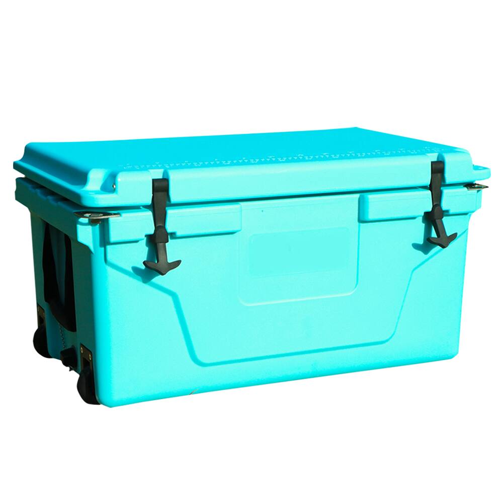 Angle. ELEMENT ACE - Outdoor Camping Picnic Fishing portable cooler 65QT Portable Insulated Cooler Box - Blue.