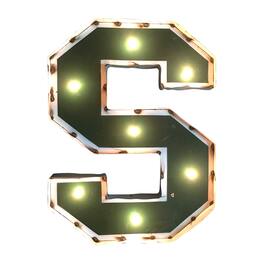 Imperial - Michigan State Spartans Logo Lighted Recycled Metal Sign - Multicolor