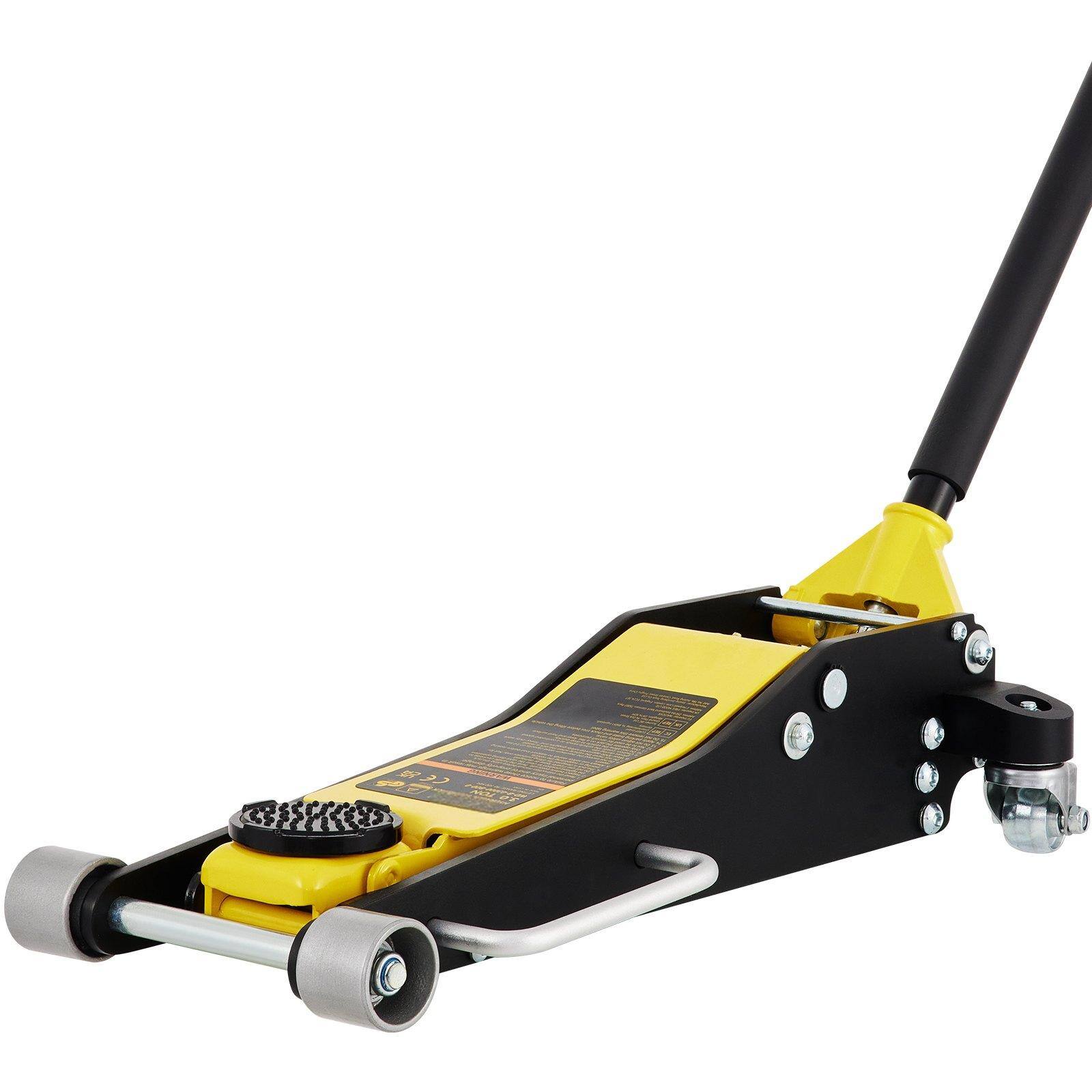 Alt View 8. Glintex - Floor Jack 3 Ton Low Profile Aluminum Steel Racing Jack with Dual Pump Lift for Cars.