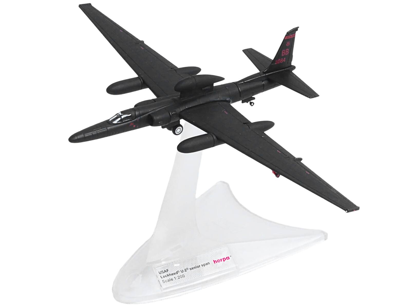 BB 4084  
herpa senior span USAF U-2 Lockheed 3 1:200 Scale