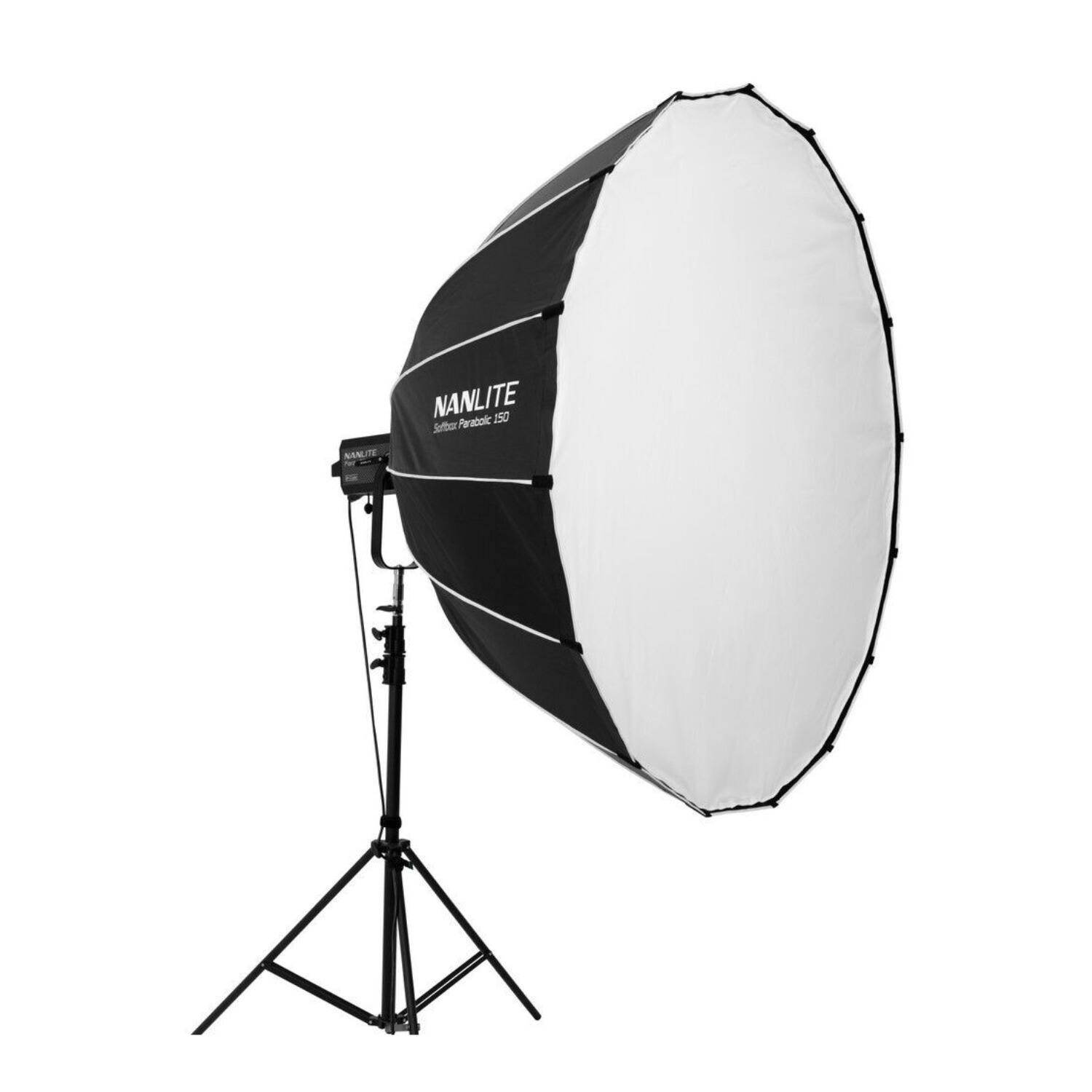 NANLITE FS 300B Bi Color LED Monolight with 150 Quick Open Softbox