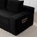 Alt View 5. Meqiodas - 2 in 1 Convertible Folding Couch Bed, Cloud Loveseat Sofa, Corduroy Floor Lounge Sofa for Bedroom Living Room - Black.