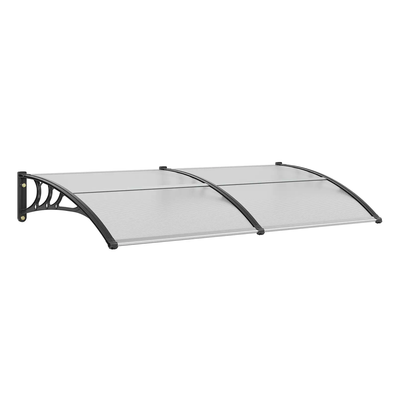 VEVOR - Window Door Awning Canopy 40" x 80", UPF 50+ Polycarbonate Entry Door Outdoor Window Awning Exterior - Transparent