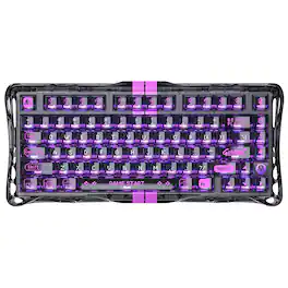 GravaStar - Mercury V75 Lite 75% Hall Effect Magnetic Switch Gaming Keyboard - Transparent Black