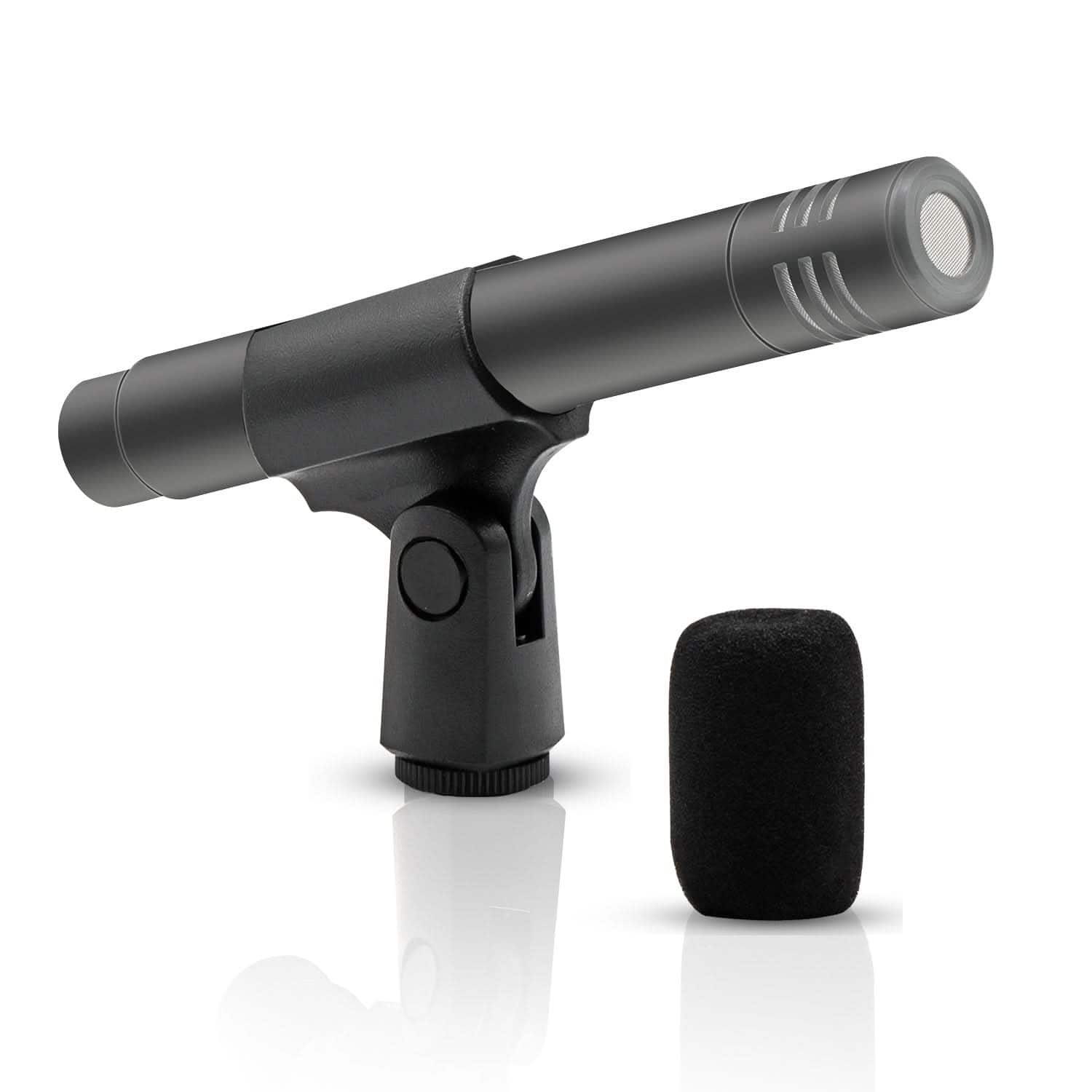 5 CORE - 5Core Lavalier Microphone Clip On Professional Grade 3.5mm Lav Lapel Mic Omnidirectional-INSTRU MIC 200 GREY