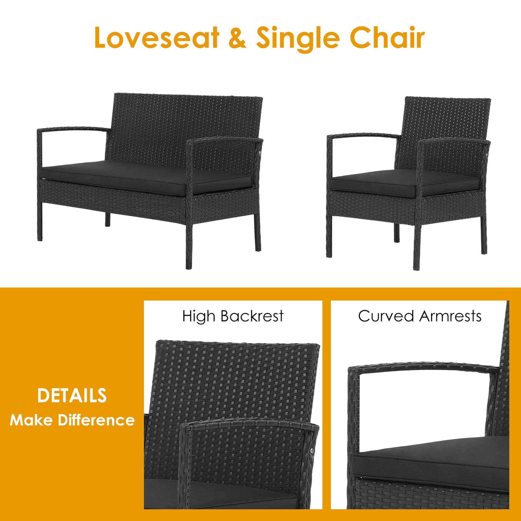 Loveseat & Single Chair
DETAILS
High Backrest
Curved Armrests
Make Difference