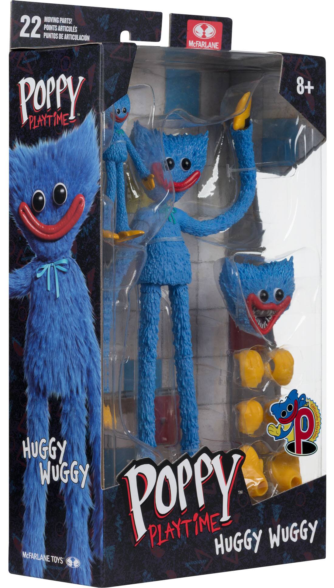 MOVING PARTS! 22 PUNTOS POINTS ARTICULS DE ARTICULACIN

POPpy PLAYTIME

McFARLANE

8+

Officially HUGGY WUGGY TM

POPpy PLAYTIME HUGGY WUGGY

McFARLANE TOYS