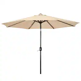 WestinTrends - Paolo 9 ft. Patio Table Umbrella with tilt and crank features - Beige