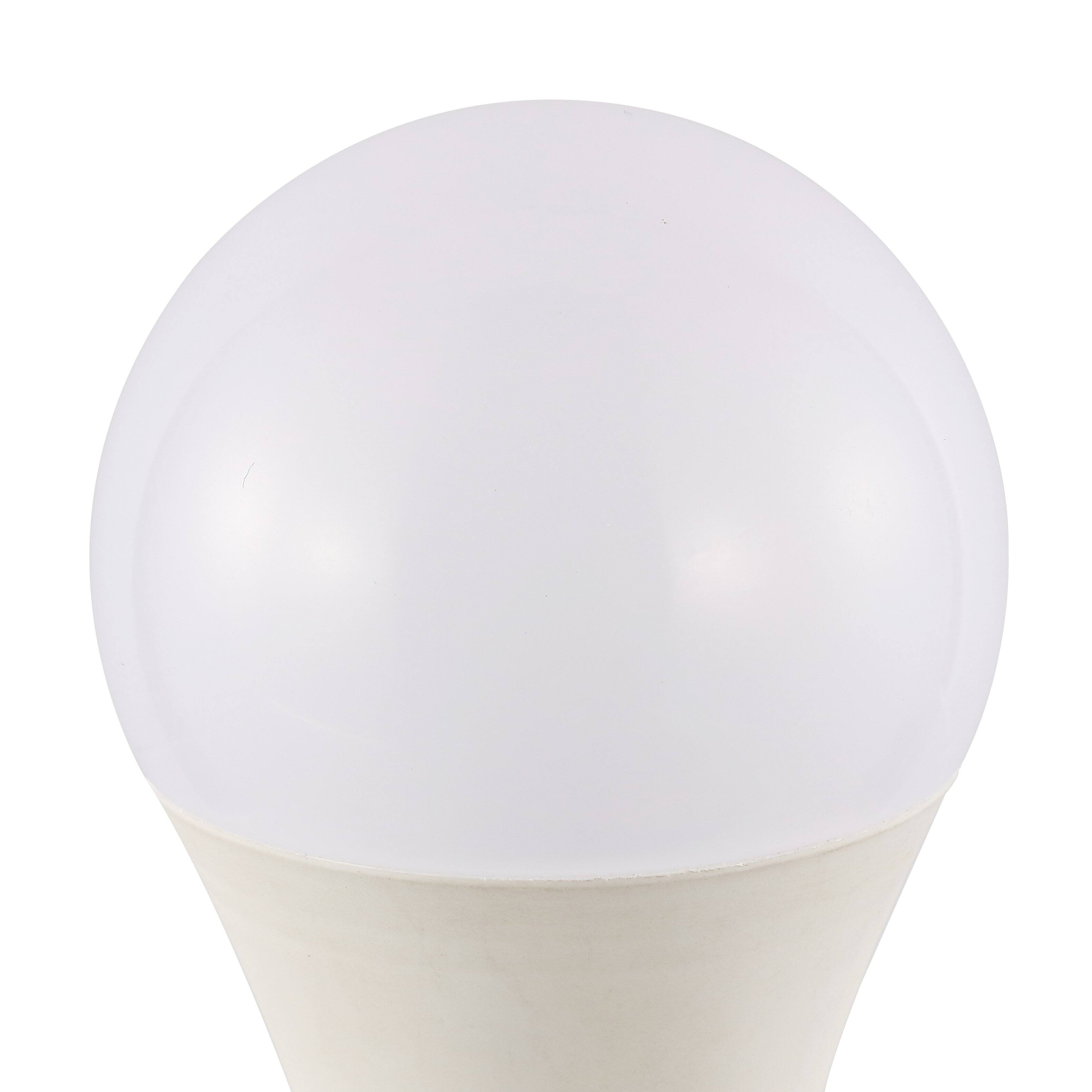 Alt View 3. Jonathan Y - Modern Non-Dimmable A19-9W LED Bulbs with E26 Base, 80+ CRI, Warm White 2700K, 805 Lumens, White (Pack of 4) - White.