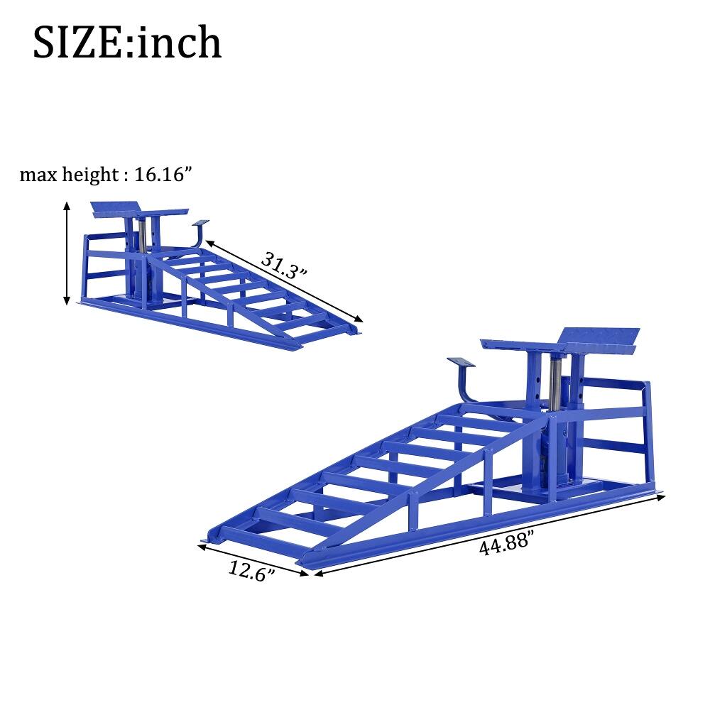 SIZE: inch  
max height: 16.16"  
31.3"  
12.6"  
44.88"