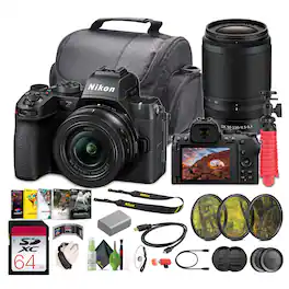 Bundle - Nikon - Z50II Mirrorless Digital Camera + 16-50mm & 50-250mm Lenses