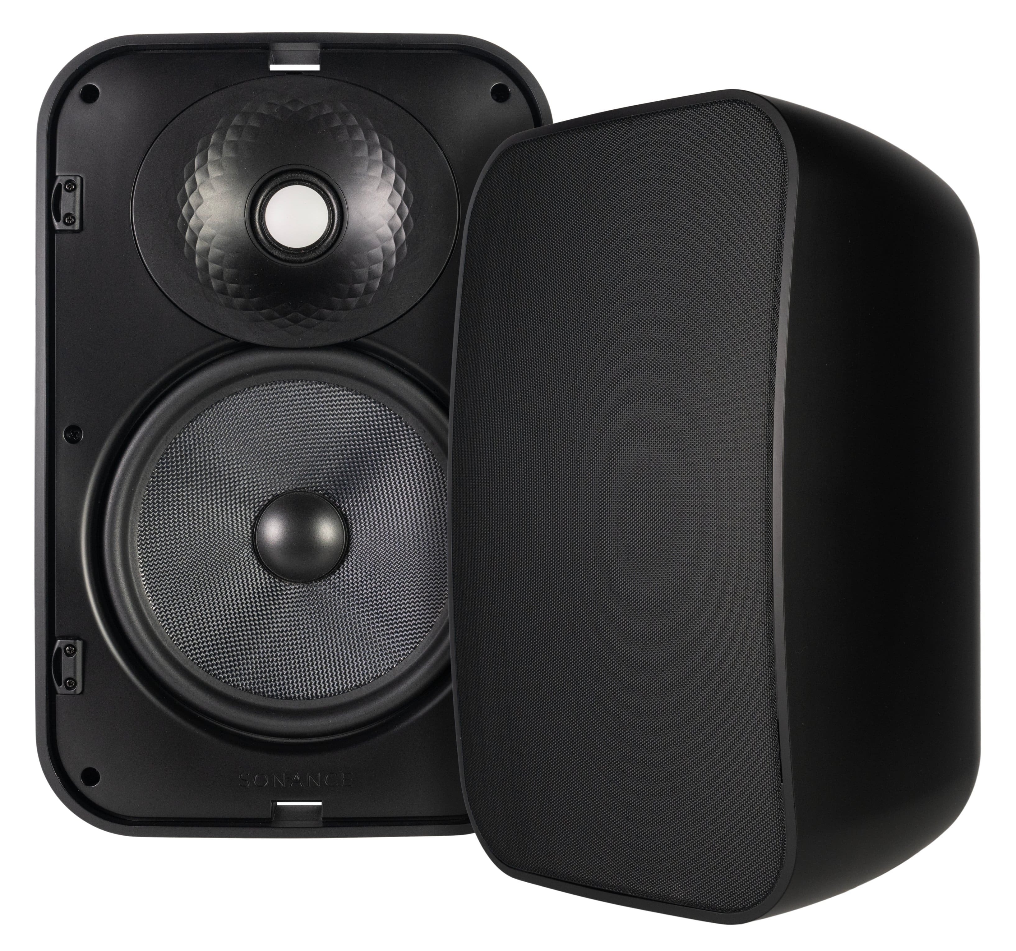 Front. Sonance - MX86 - Mariner MX Series 8" 2-Way Outdoor Surface Mount Speakers (Pair) - Black.