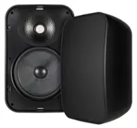 Sonance - MX86 - Mariner MX Series 8" 2-Way Outdoor Surface Mount Speakers (Pair) - Black - Front_Zoom