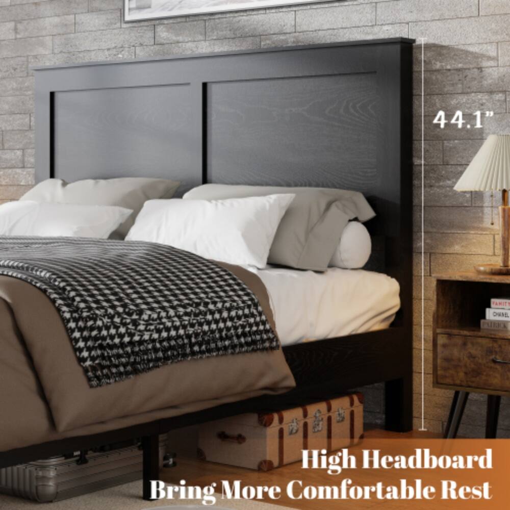 44.1" FAMILY CHVNE URA High Headboard Bring More Comfortable Rest