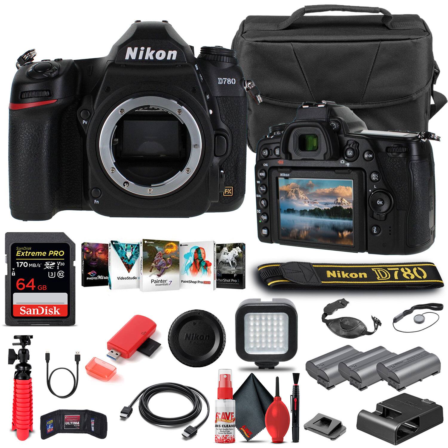 Nikon - D780 DSLR Camera Body Only 1618 - Advanced Bundle