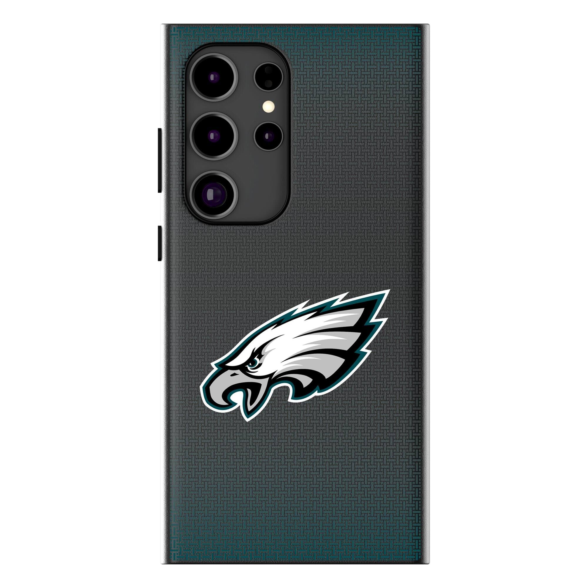 Keyscaper NFL Philadelphia Eagles Linen Galaxy Magnetic Bump Case S24 ...