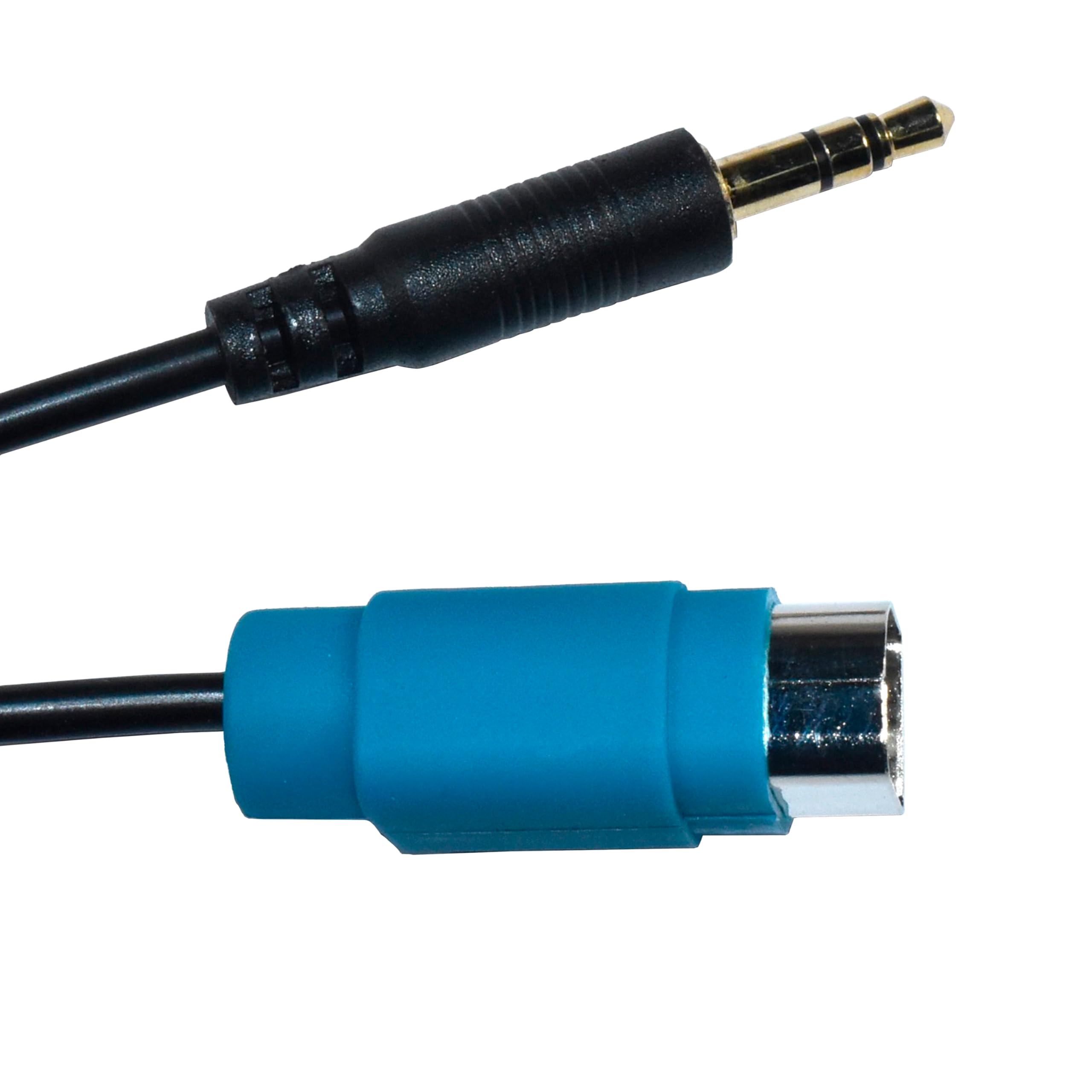 Back. HQRP - Alpine Full Speed to 3.5 mm AUX Adapter Cable for CDA-105Ri CDE-104BTi CDE-103BT - Black.