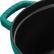 Alt View 2. Staub - Staub Cast Iron 7-qt Round Cocotte - Turquoise - Turquoise.