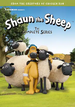 Front. Shaun the Sheep: The Complete Series - DVD.