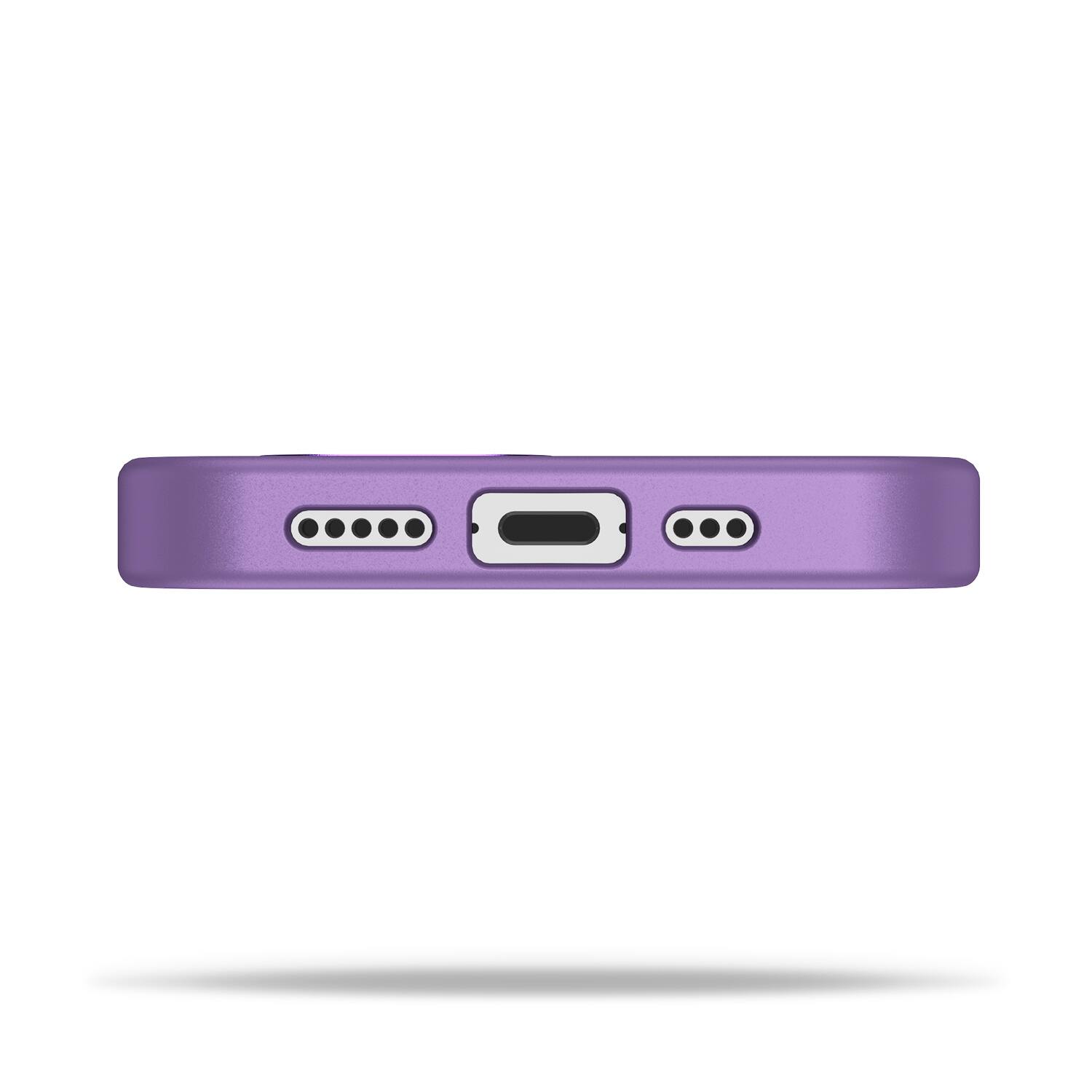 Back. Mybat Pro - MyBat Pro Shade Series Case with MagSafe Ring Stand for Apple iPhone 17e / 16e / 14 / 13 - Purple - Purple.