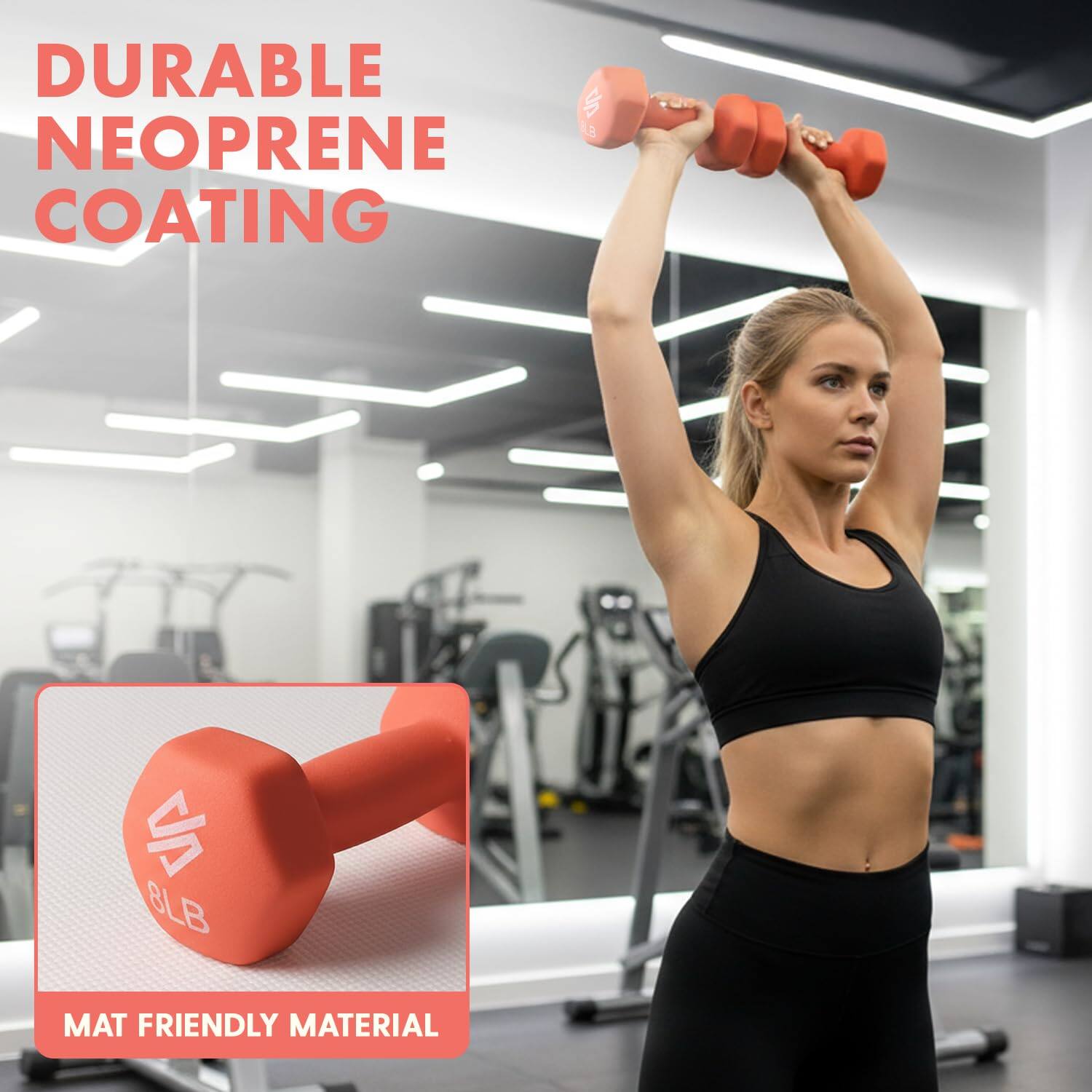 DURABLE NEOPRENE COATING  
MAT FRIENDLY MATERIAL