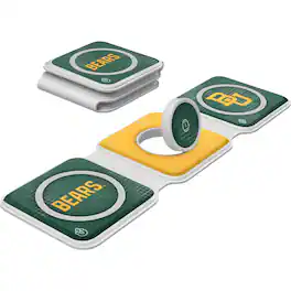 Keyscaper - Baylor Bears 3-in-1 Foldable Charger - White