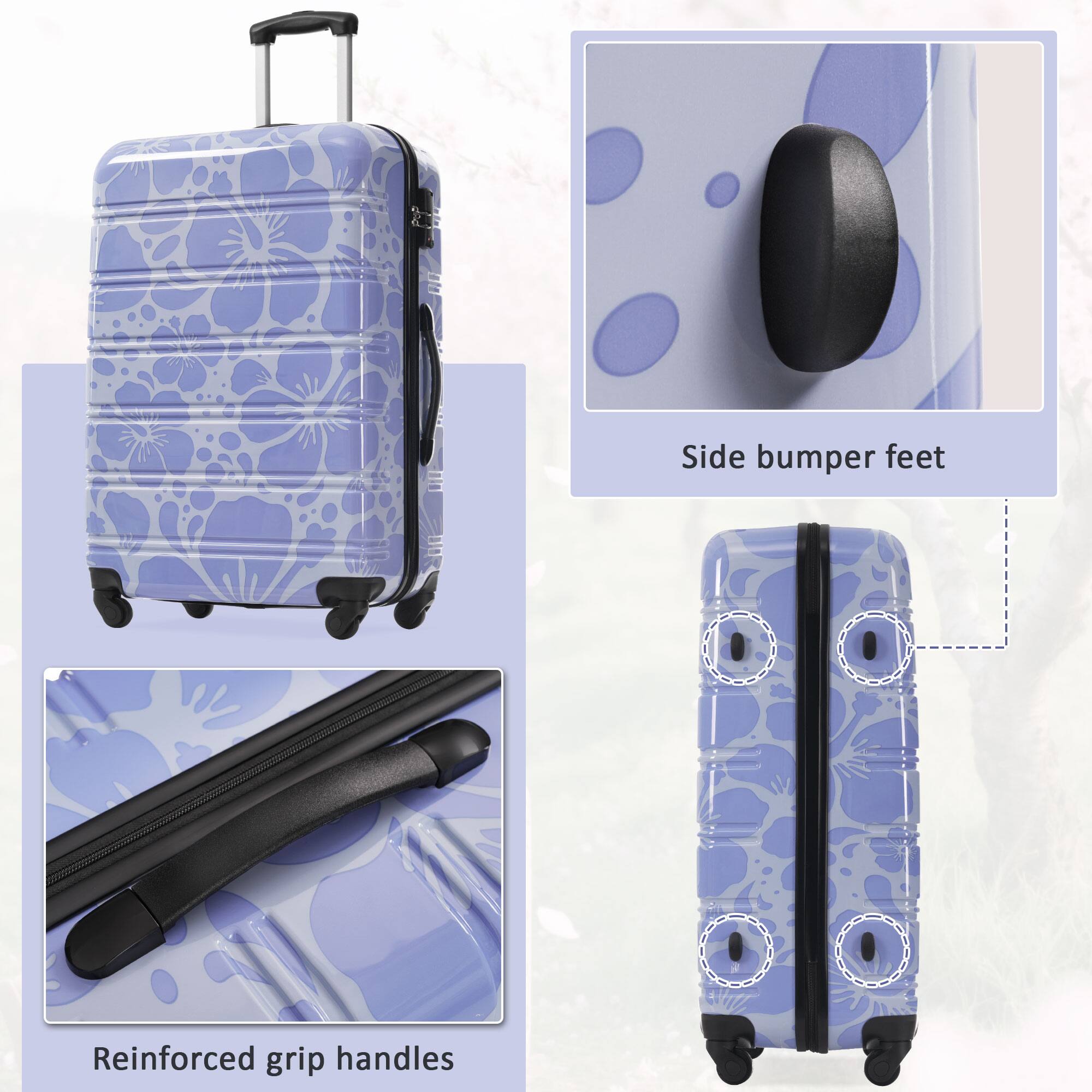 - Side bumper feet
- Reinforced grip handles