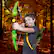 Back. NKOK - RealTree: Light-Up Archery Set with Quiver - 24.5" - Green.