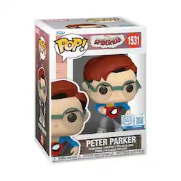 Funko - Pop! Marvel Spider-Man Peter Parker #1531 Exclusive Vinyl Figure - Multicolored