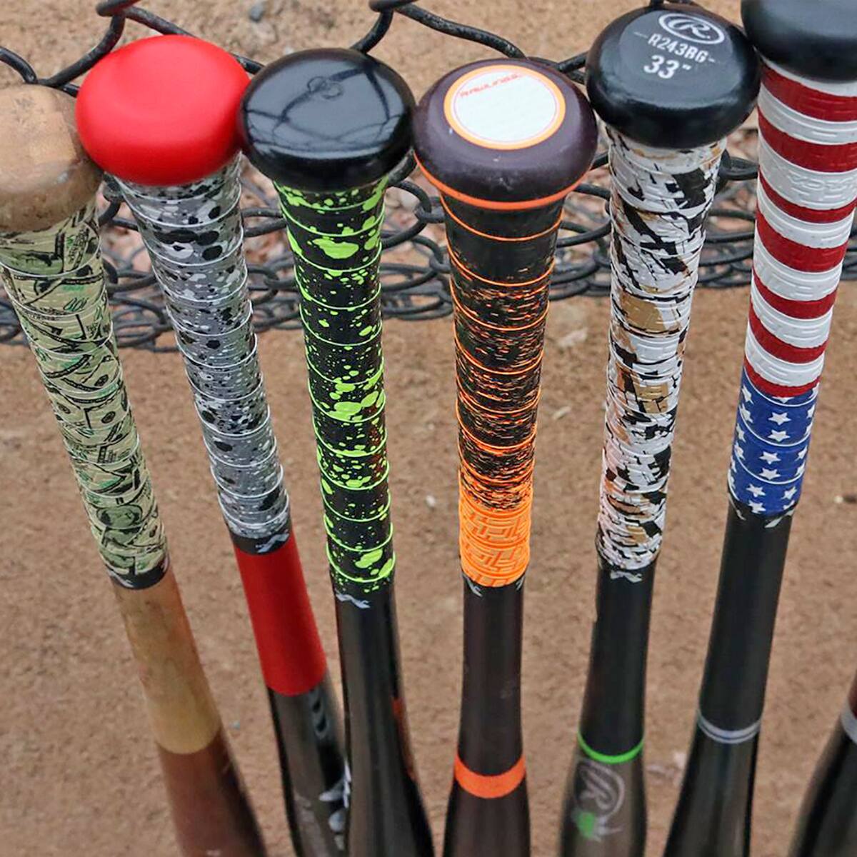 Vulcan Solid Series 0.5mm Advanced Polymer Bat Grip Tape Wrap - Optic Vulcan Solid Series 0.5mm Advanced Polymer Bat Grip Tape Wrap - Optic