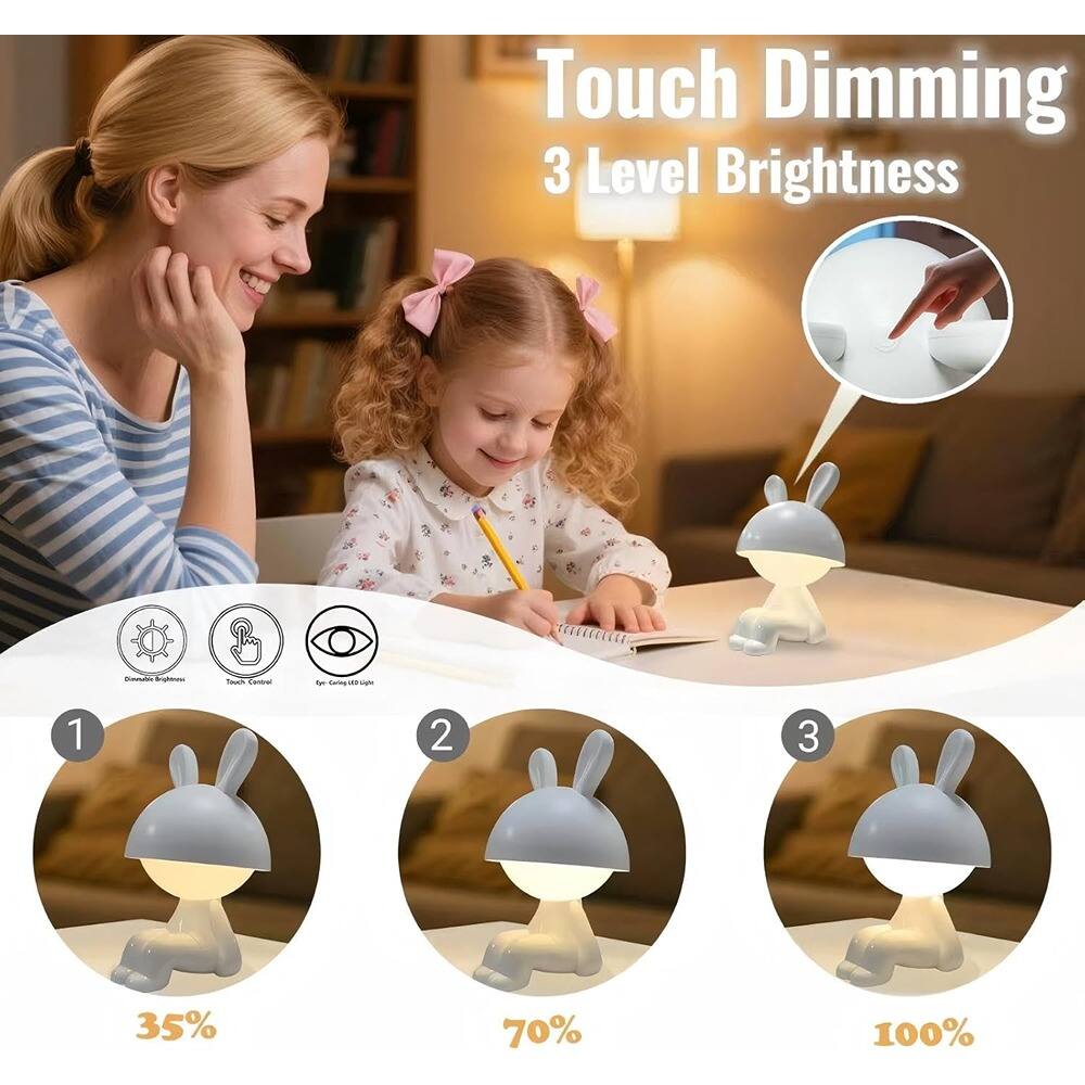 Touch Dimming  
3 Level Brightness  

1. 35%  
2. 70%  
3. 100%  

- Cinema Mode Brightness  
- Touch Control  
- Eye Care LED Light