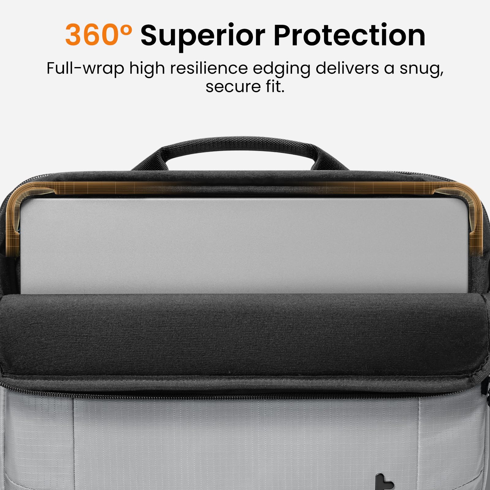 360° Superior Protection  
Full-wrap high resilience edging delivers a snug, secure fit.