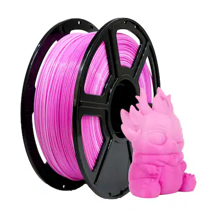 Front. Flashforge - Flashforge Rapid PLA Rainbow Filament 1.75mm Pink White Gradient, 500mm/s High Speed, 1kg Spool, Dim Accuracy +/- 0.02mm - Pink White Gradient.