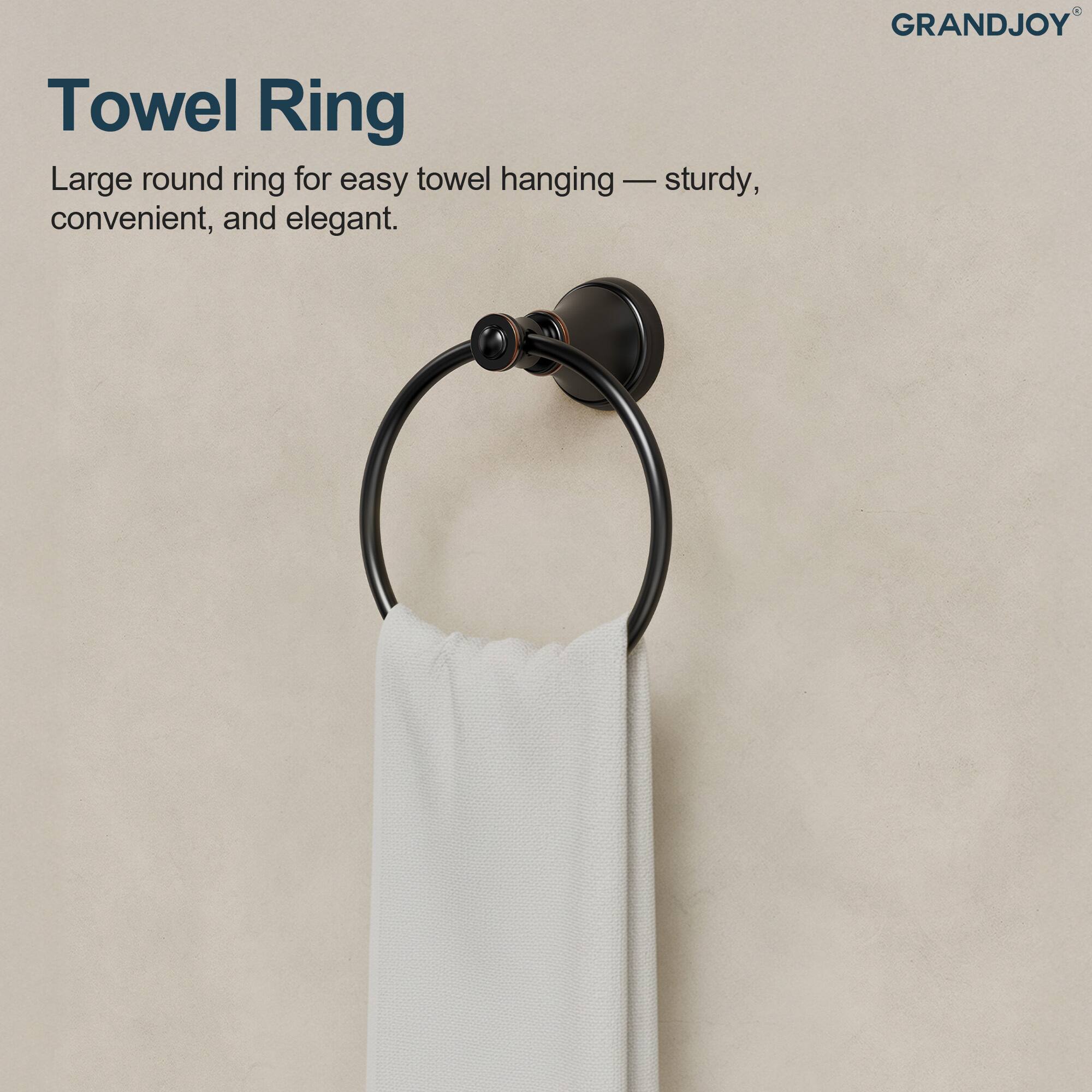 Towel Ring

Large round ring for easy towel hanging — sturdy, convenient, and elegant.

GRANDJOY