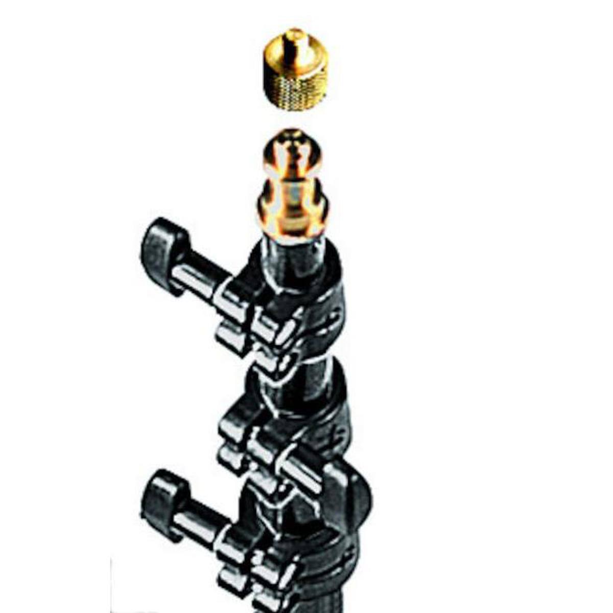 Alt View 1. Manfrotto - Manfrotto 4' Aluminum Mini Kit Lightstand with 5/8" Mounting Stud.