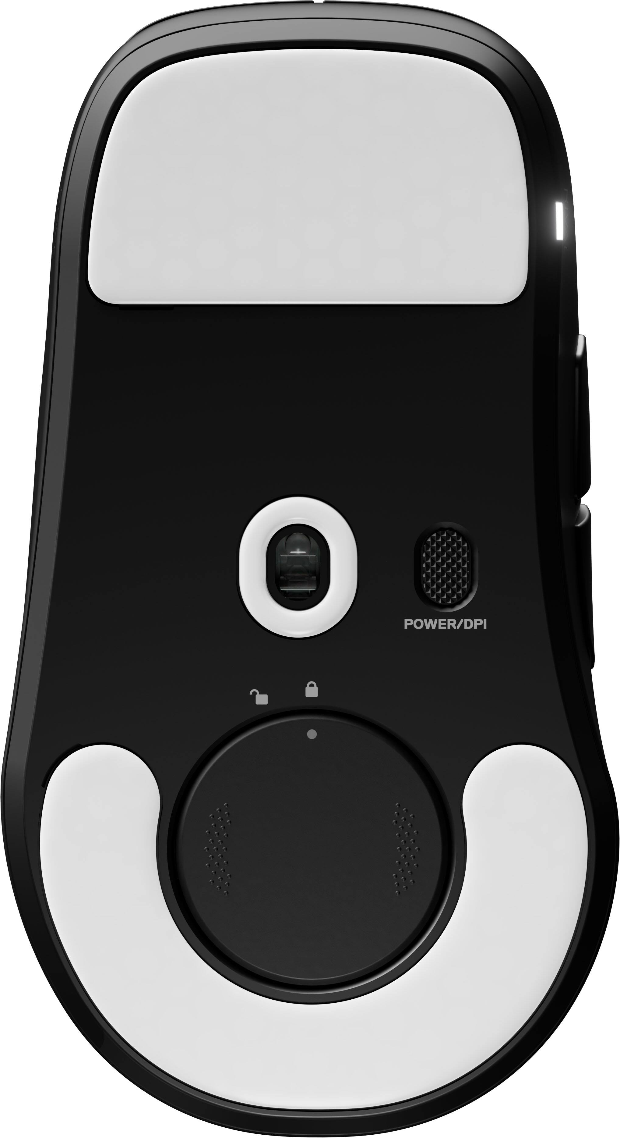 Alt View 12. SteelSeries - Rival Pro Wireless Optical Ergonomic Gaming Mouse with 8K Polling – Ultra-Wideband/RF for PC - Black.