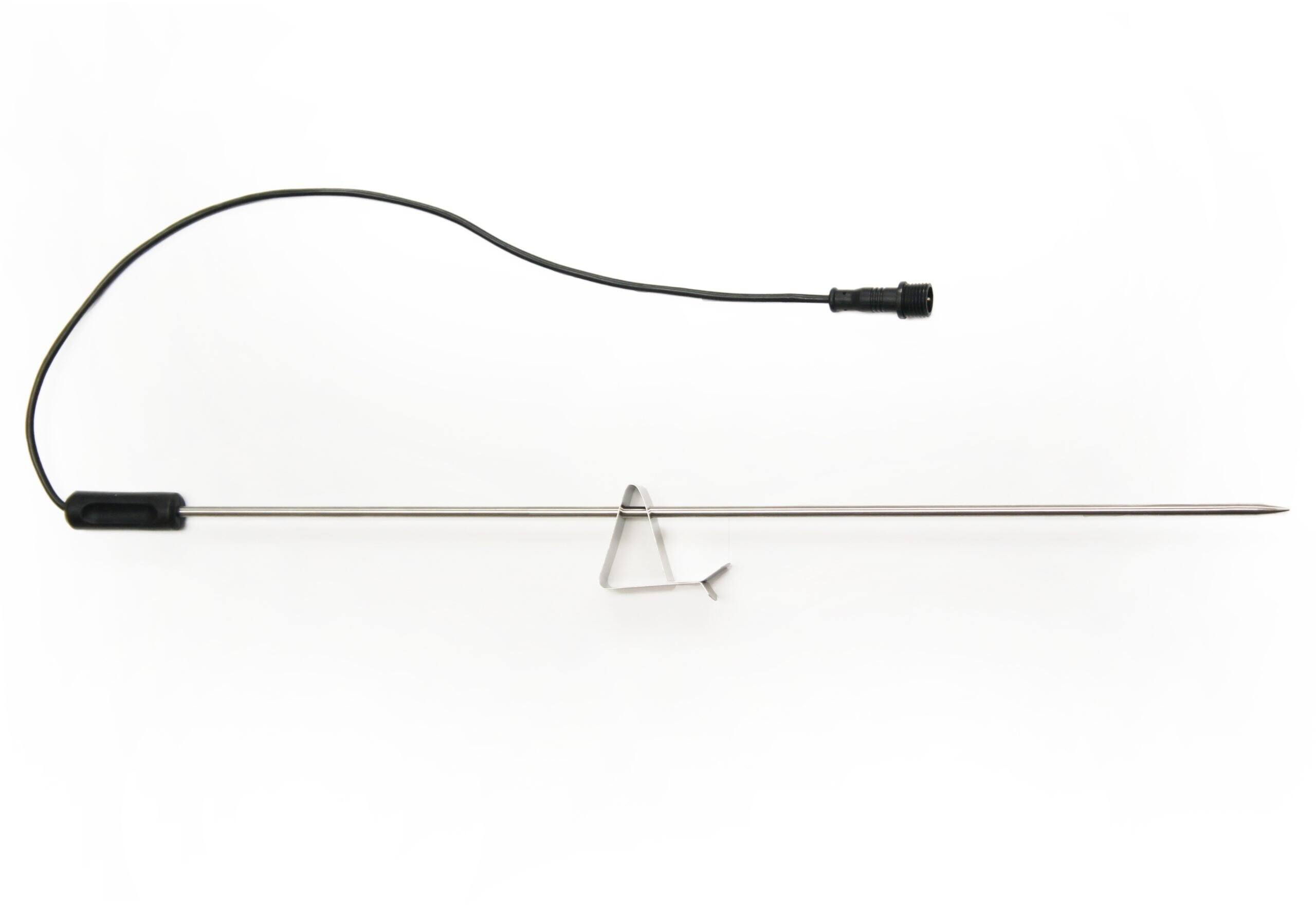 Alt View 5. SPT - 1620W Built-In/Countertop Commercial Induction Cooktop with Temperature Probe - Black and stainless steel.