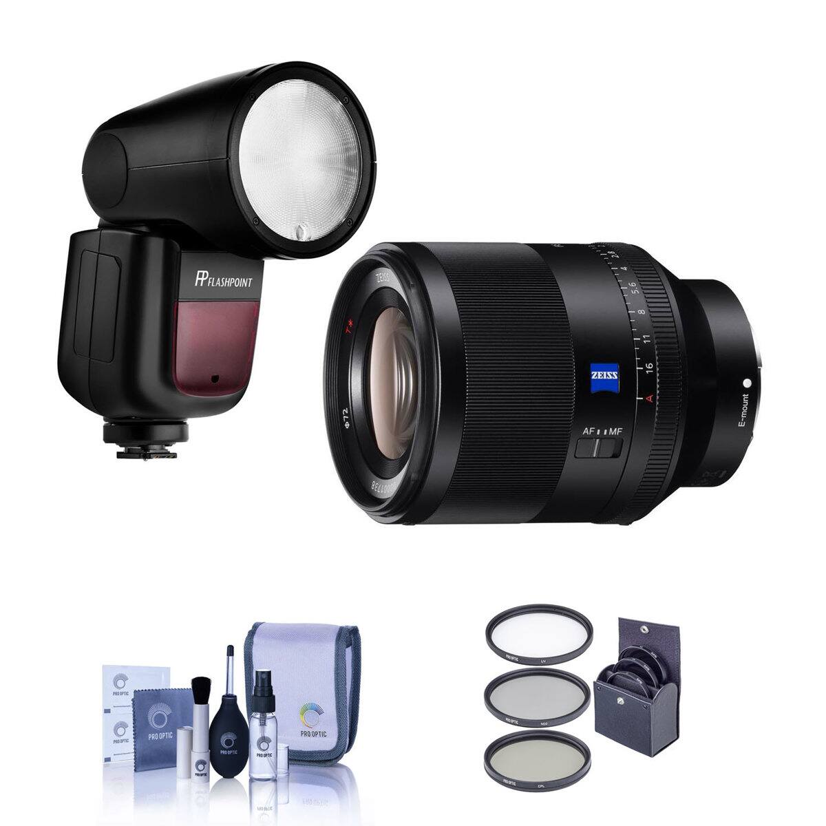 PP FLASHPOINT - 11 2 ZEISS AF a MF 6 1 A E-mount - PRO OPTIC