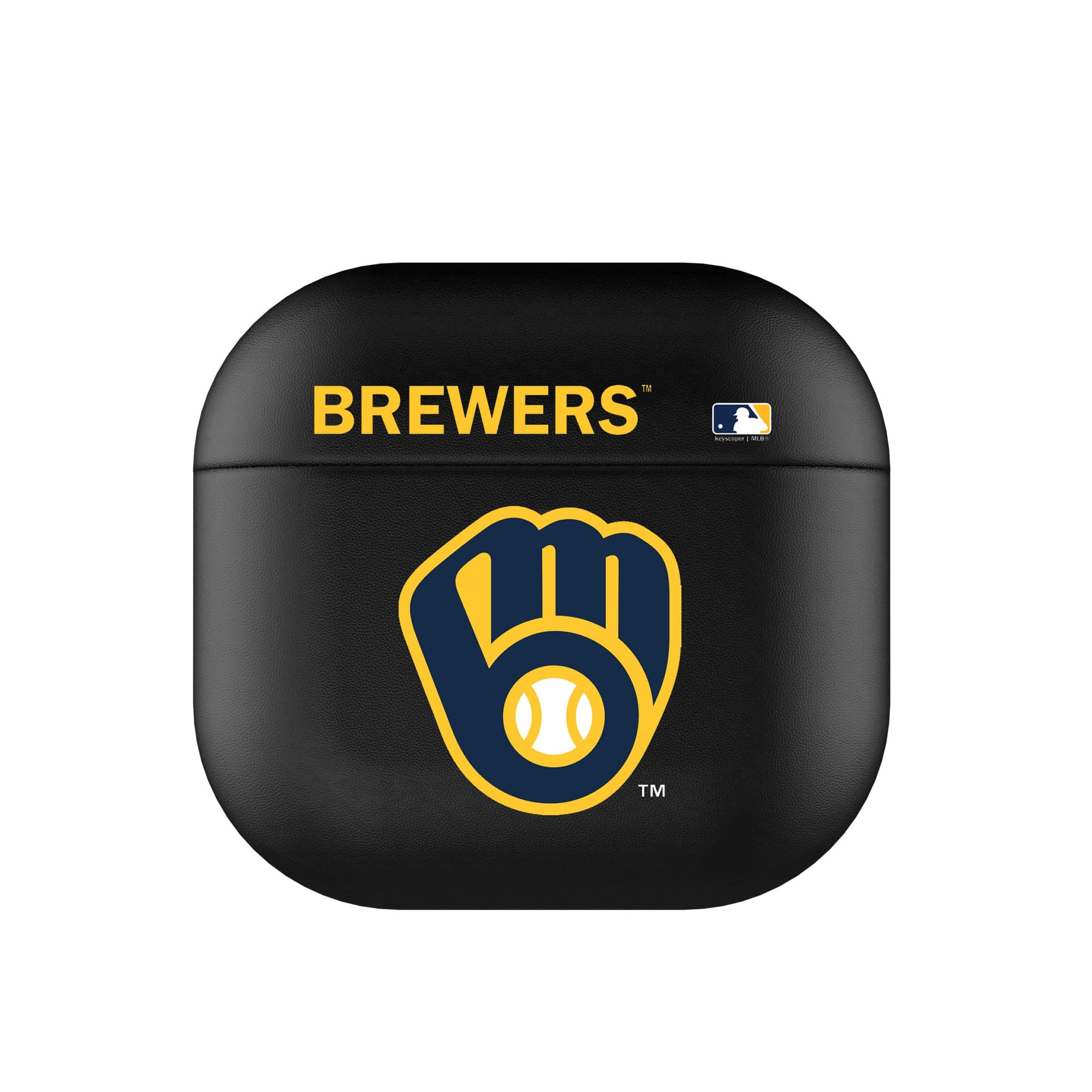 Keyscaper - Milwaukee Brewers Insignia AirPods 4th Generation Case Cover - No Size - Black