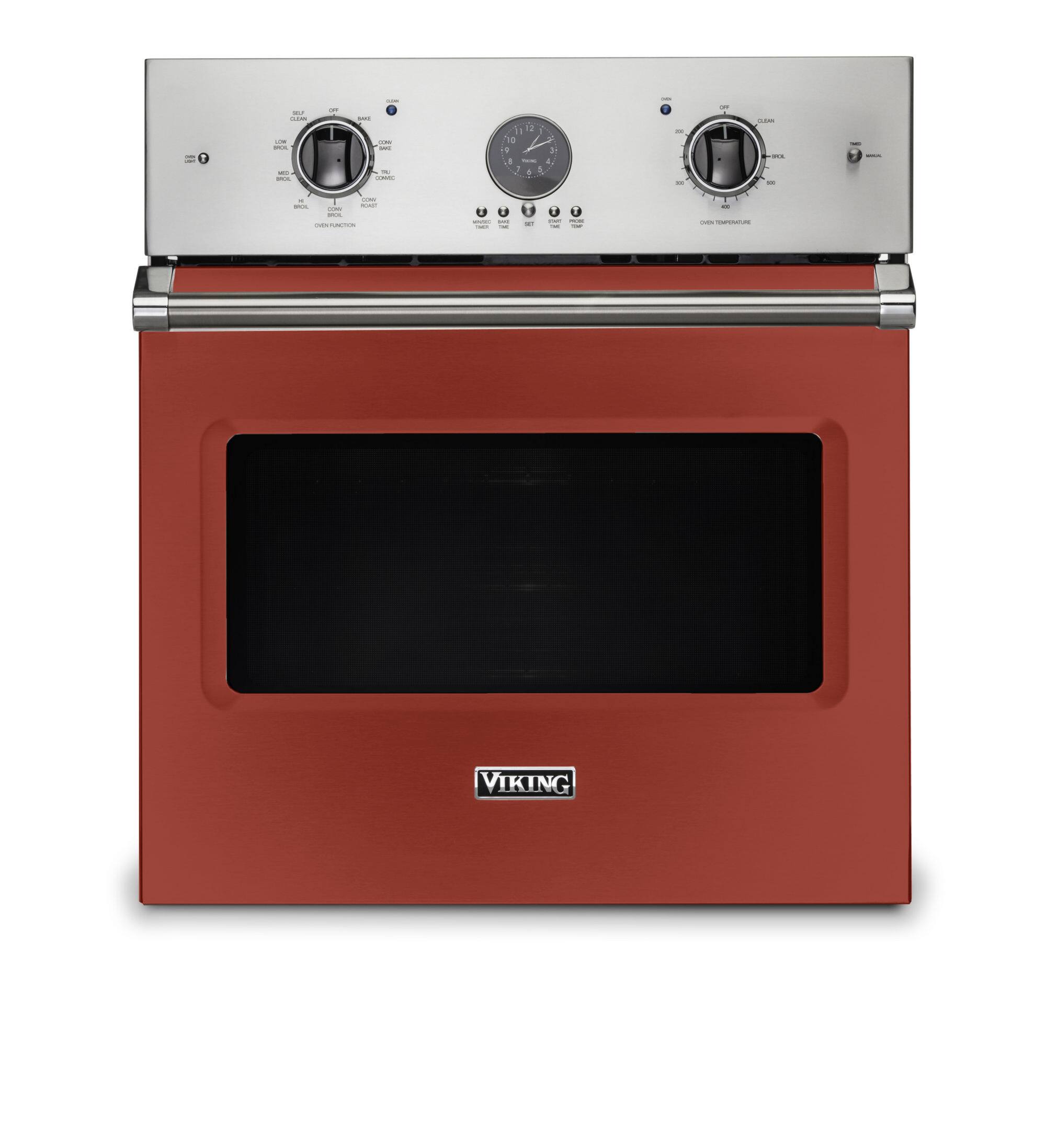 Viking - 27" Built-in Single Electric Convection Wall Oven - Spiced Cider